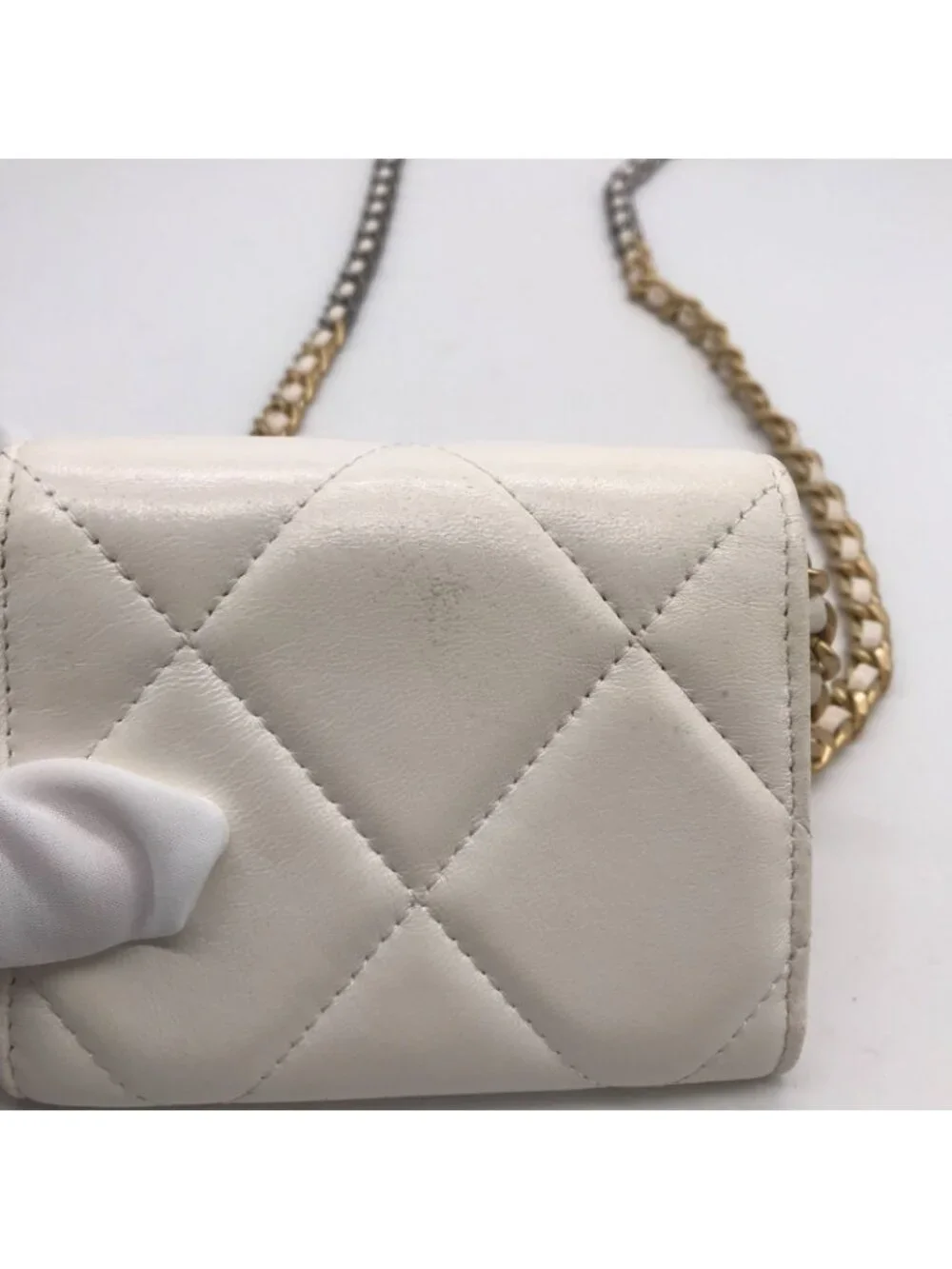 Chanel Lambskin 19 Flap Coin Purse Chain Mini Shoulder Bag Wallet Price
